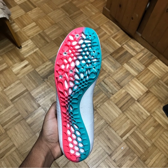 Nike Zoom JA Fly 3 Men's Track Shoes 'White Ombre' Size 12.5 (Missing Spikes) - Picture 7 of 11